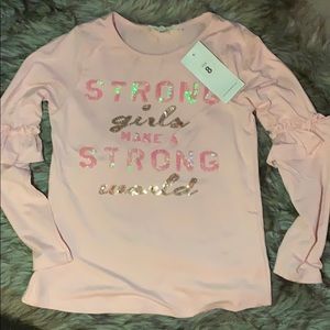 NWT Strong girls make a strong world! Yaaaaaas!